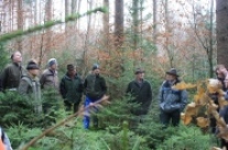 Personengruppe im Wald