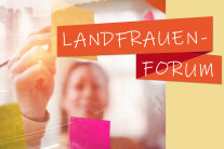 Graphik mit Schriftzug Landfrauen-Forum